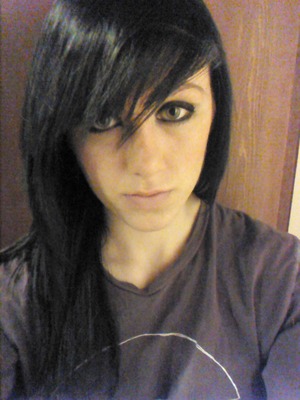 black hair :)