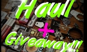 HUMONGOUS Haul & Giveaway!!! :)