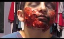Halloween tutorial Guy With a Burned Face