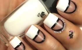 Negative Space Nails by The Crafty Ninja
