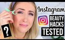INSTAGRAM BEAUTY HACKS TESTED || What Worked & What DIDN'T