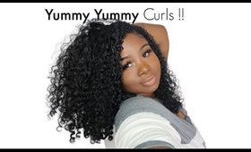 #YummyExtensions New Curly Burma Raw Hair | How I Blend Extensions and Natural 4a Hair