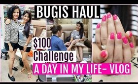 $100 CHALLENGE Singapore Bugis Shopping HAUL | A Day In My Life Vlog |  SuperPrincessjo