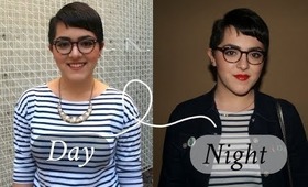 Striped Shirt Day to Night collaboration w/ thepigsandmonkeys | Laura Neuzeth