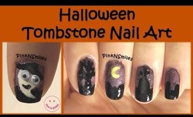 Tombstone Nail Art | Halloween (Graveyard and Ghosts)