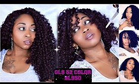 Long Curly Hair Transformed To Short Messy Curly  Bob | Friday Night Hair GLS 52