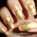 Elegant Gold to Day Out Nail Art