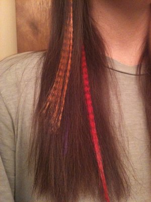 synthetic grizzly feather hair extensions 