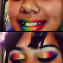 Rainbow Lips & Eyes