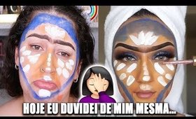 TESTANDO TÉCNICAS DE MAKE BIZARRAS DO INSTAGRAM E AI MINHA NOSSA!| Duda Fernandes