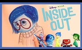 ♡ How to Draw and Color SADNESS from INSIDE OUT ♡