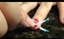 DIY Nail Stripes by The Crafty Ninja