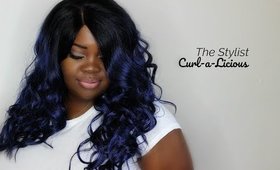 Swiss Lace Front Wig CURL-A-LICIOUS "BLUE"