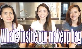 What's inside our everyday makeup bag? with Luv2bfree and Friedia　