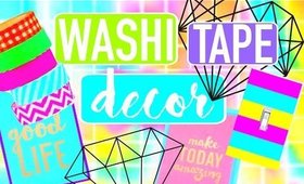 DIY WASHI TAPE ROOM DECOR | DORMSPIRATION