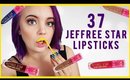 37 Jeffree Star Lipsticks Lip Swatched!!!!!