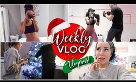 WEEKLY VLOGMAS 🎅🏼 | PUTTING UP THE TREE 🎄 BOXING WITH CHRIS 🥊😍