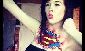 Superman Inspired Body Art and Special FX Makeup