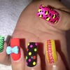 Multi patterned nails... Groovy :)