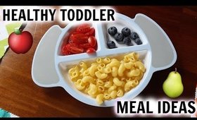 HEALTHY TODDLER MEAL IDEAS