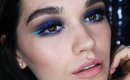 Blue Fire makeup tutorial