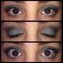 Grey smokey eye 