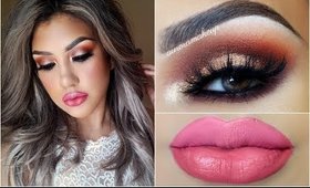 Maquillaje Bronce y💋 Rosa PRODUCTOS NUEVOS / Bonze & Pink makeup tutorial | auroramakeup