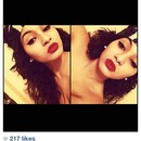 red fall lips 