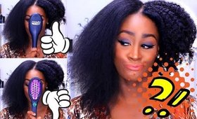 Does it REALLY Work ?/?||?  | Damn Straight Hair Brush on Natural Hair | Shlinda1