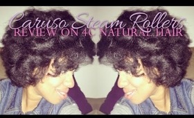 Caruso Steam Rollers on 4C Natural Hair (Review)