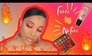 Fierce By Nature Morphe Palette | Red and Orange Halo Eyeshadow | leiydbeauty
