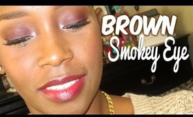 GRWM Brown smokey eye