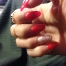 Red and glitter