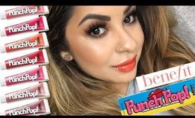 BENEFIT PUNCH POP! Liquid Lip Swatches & Review