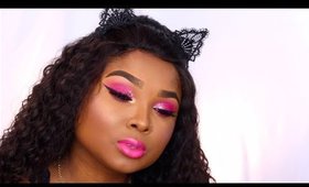 PINK! FULL FACE MAKEUP TUTORIAL! - QUEENII ROZENBLAD