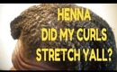 Natural Hair: Henna Stretches Type 4C Hair...Say what???