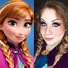 Frozen Princess Anna Halloween Makeup Tutorial