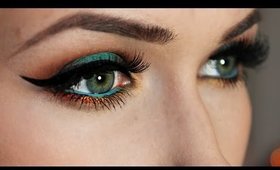 Sunrise Eyes; Blue + Gold Tones Tutorial ♥