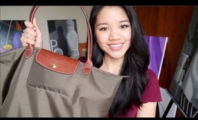 What's In My School Bag? | Longchamp Le Pliage
