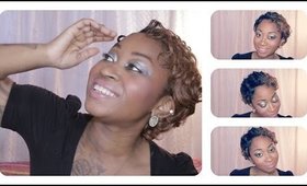 Short Summer  Hair | Sensationnel Synthetic Wig I - Demi UNDER $20 | Sistawigs.com