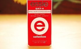 Essie Quick-E Drying Drops First Impression/Review | Nails