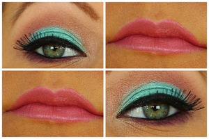 Playing with bright colours in a very sunny spring day.
More pictures on my facebook page http://www.facebook.com/MadaMakeupBlog?ref=hl