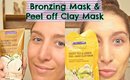 FIRST IMPRESSION: BRONZING FACE MASK & PEEL OFF CLAY FACE MASK | Easy + Affordable  Skincare