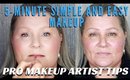 Simple And Easy 5-Minute Makeup For Mature Women | mathias4makeup