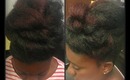 Natural Hair: Protective Style Big Twisted Faux Bun