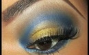 Blue& Gold Inspired look Ms. Rosh Posh!!!!