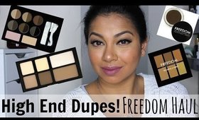 High End Dupes! Freedom Makeup London Haul | MissBeautyAdikt