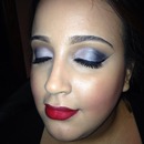 Makeup i did on this doll for new years eve <3