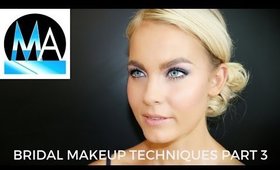 Beautiful Bridal Makeup for Dry Skin Step by Step Tutorial Pt 3 Skincare - mathias4makeup