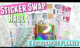 Etsy Planner Sticker Shop Haul & NEW Gold Holographic Planner